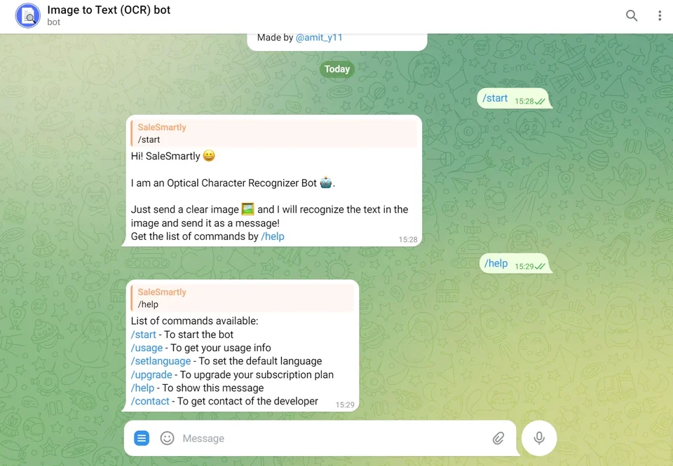 telegram toolstelegram bot setup interface示意图,帮助完成telegram tools相关操作